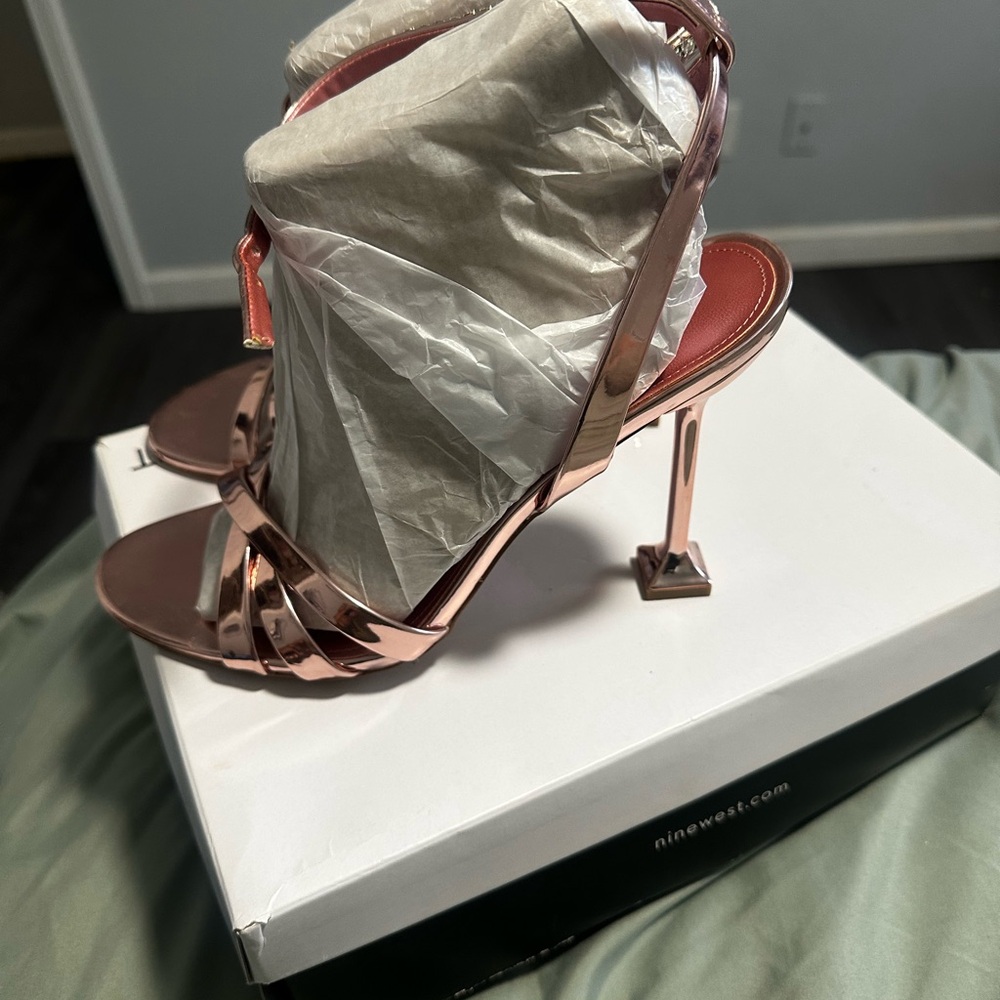 Nine West Noras Women's Strappy Dress Sandals - Picture 3 of 6